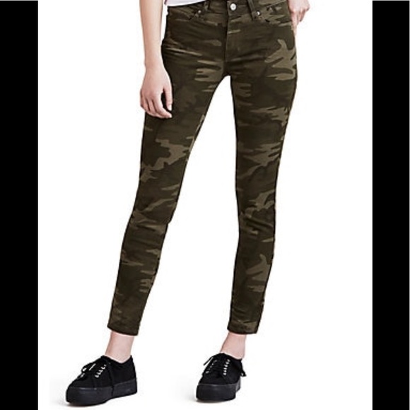 Levis 711 Camo skinny jeans - Picture 1 of 6